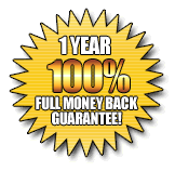 100% full money back Guarantee